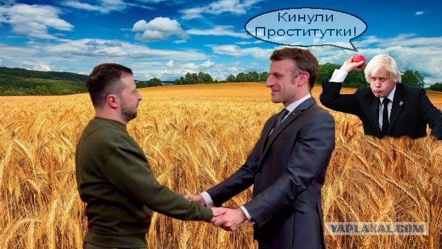 Фотожаба на Zеленский и Микрон - любовная история