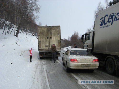 Москва—Сахалин на тягаче МАЗ-5440 (март 2013 года)