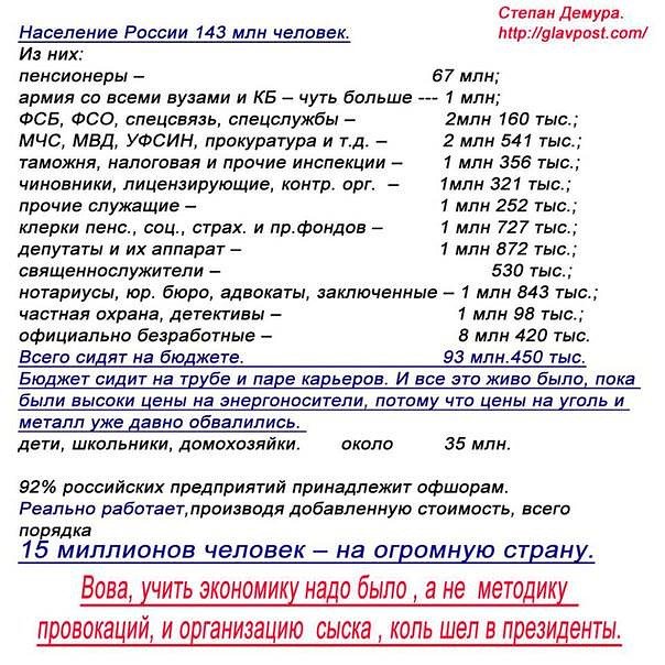 Почему в России песдец с производством всего и вся.