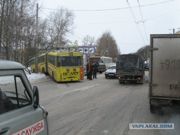 Забастовка троллейбуса.