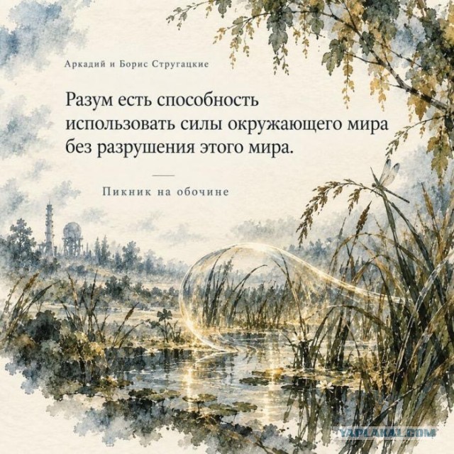 Цитаты Стругацких в акварели