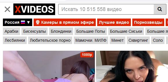 В России стали недоступны крупнейшие порносайты в мире XVIDEOS и XNXX