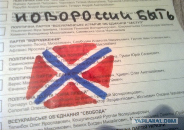 Выборы-2014: испорченные бюллетени