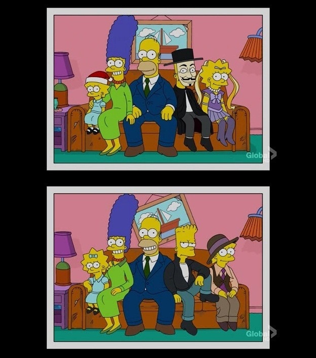 Жизнь Симпсонов в картинках