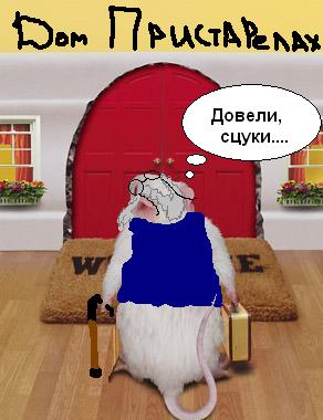 Фотожаба: Крыс пришёл домой