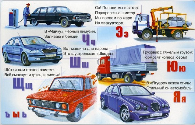 Автомобильный букварь!