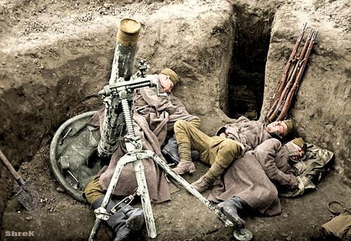 Фотографии второй мировой, многие цветные (фото)