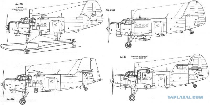 Чертежи самолета ан 2