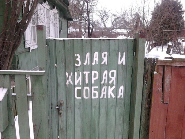 Прикольные надписи и объявления
