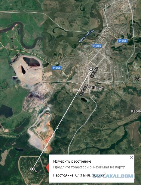 В Красноярском крае горит военный склад