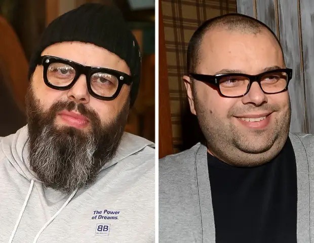 Знаменитости с усами и без