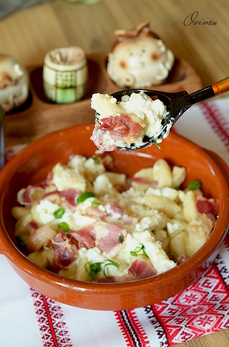 Украинская кухня. Брынзовые галушки.