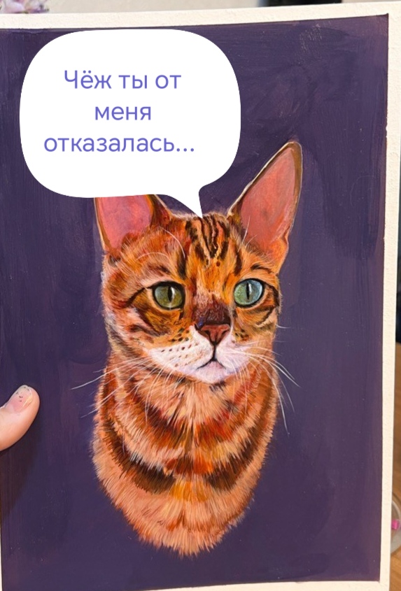 У меня тут от портрета отказались