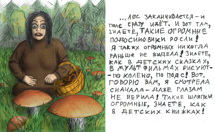 Грибы Юмористические Картинки