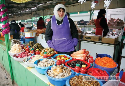 Зеленый рынок в Алматы