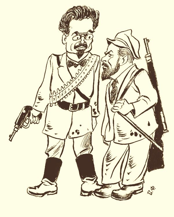 1920-е и 1930-е годы в карикатурах Бориса Ефимова