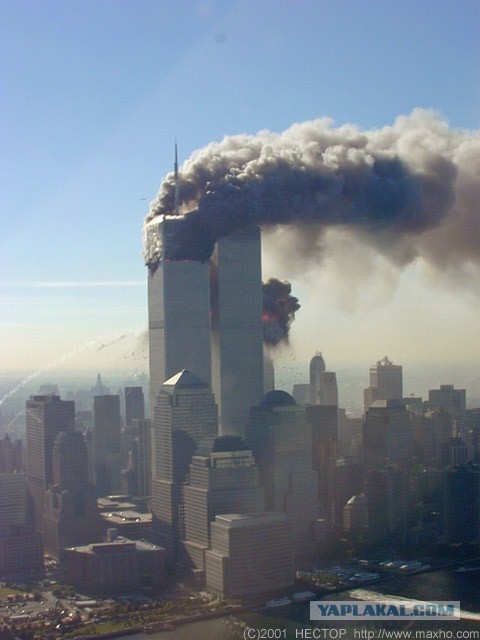 Редкие фото событий 11 сентября 2001 года.