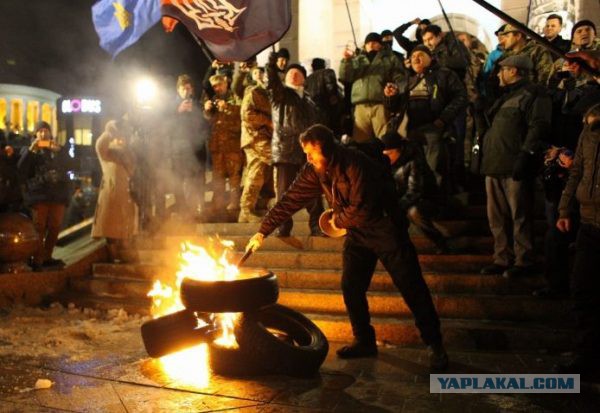 На майдане снова не спокойно