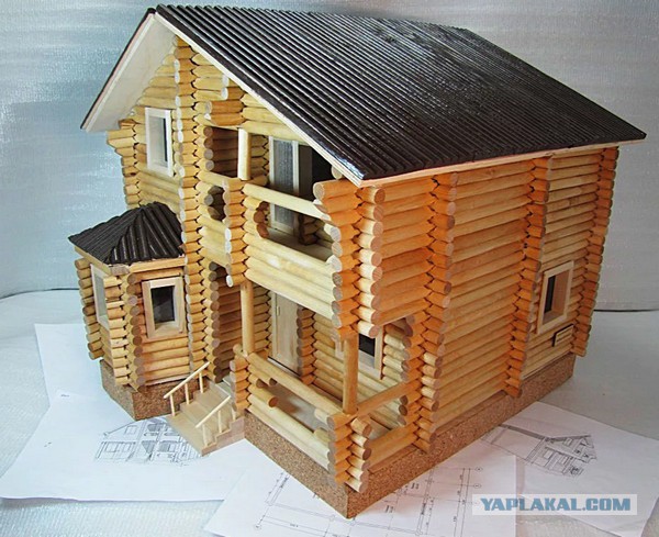 Купить Модель Деревянного Дома