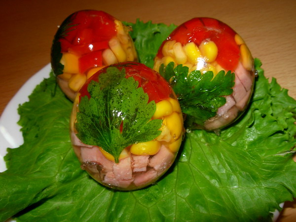 Кальмар фаршированный