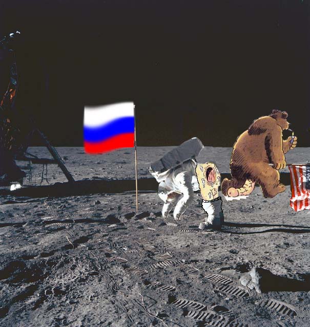 Фотожаба: Американцы на луне!