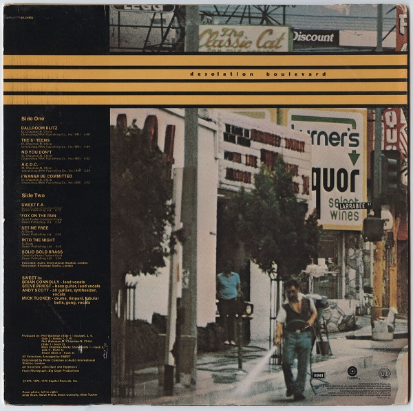 Музыка и музыканты: SWEET 50 лет назад. Desolation Boulevard