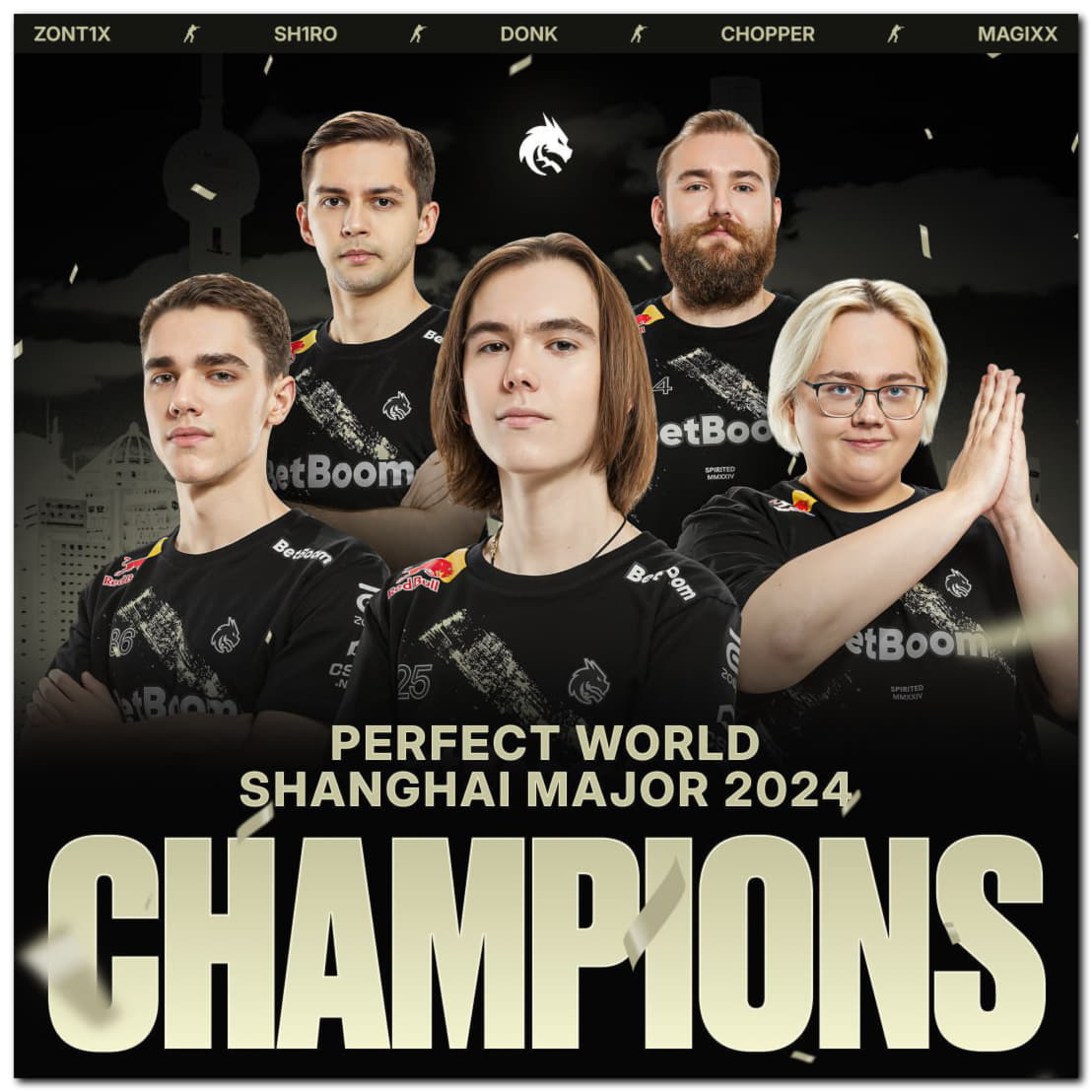 Российская команда Team Spirit победила на чемпионате мира по Counter-Strike 2