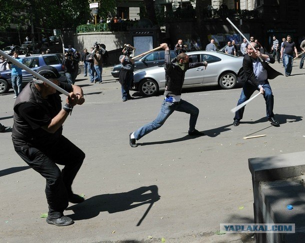 Митинг в Грузии