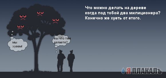 Менты, дерево и наркоманы