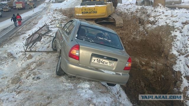 Летающий Hyundai Accent