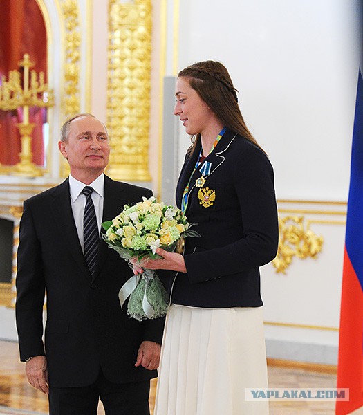Встреча Владимира Путина с российскими олимпийцами