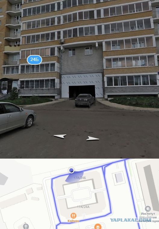 В Набережных Челнах охреневший житель переделал арку под гараж