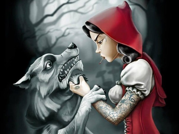 Красная фапочка эпохи VHS