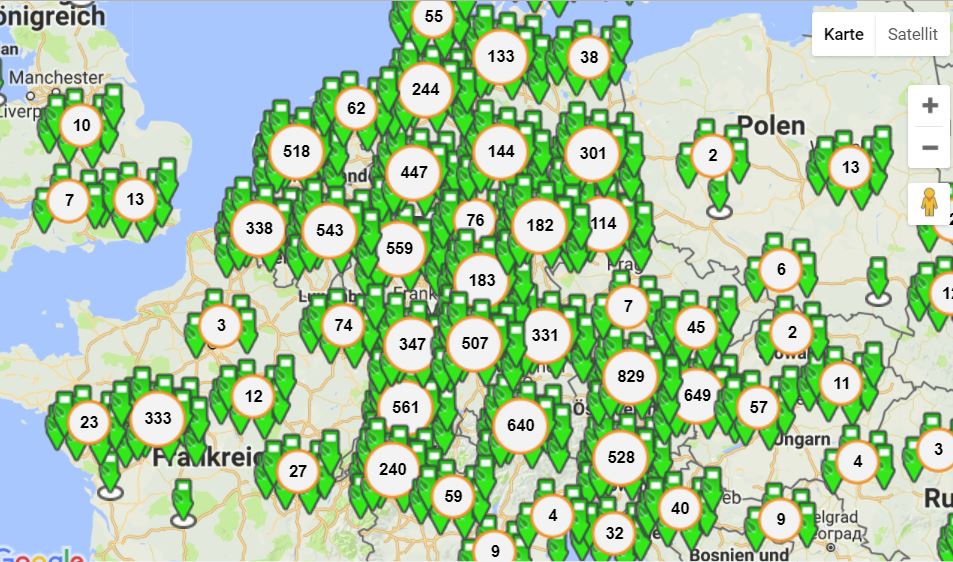 Карта электрозаправок в краснодарском крае
