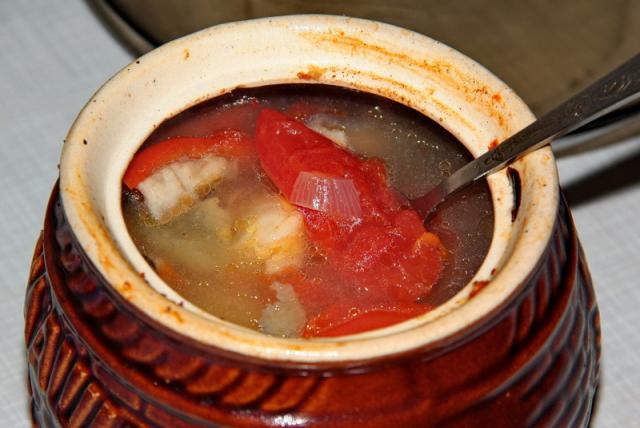 Уха в горшочках, оригинальная