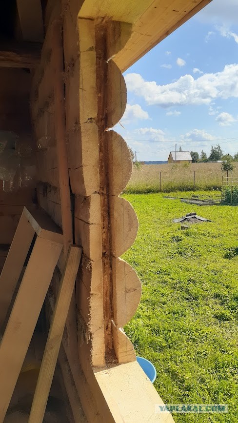 Отделка сруба