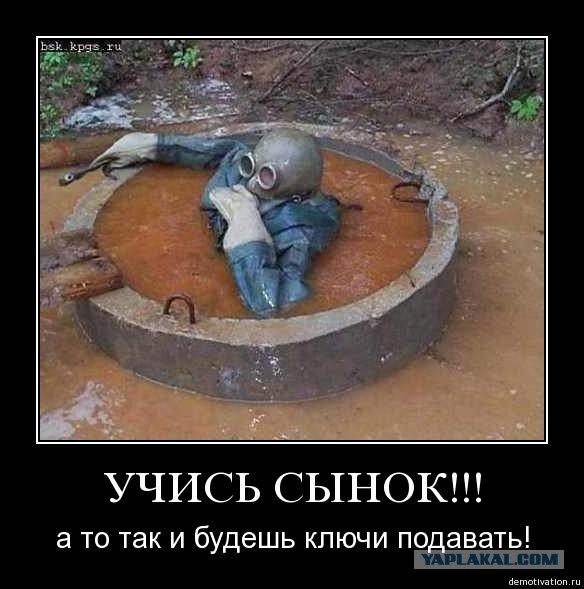 Ныряльщик в нечистоты. Согласились бы на такую работу?