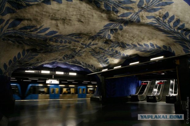 Метро Стокгольма (8 фото)