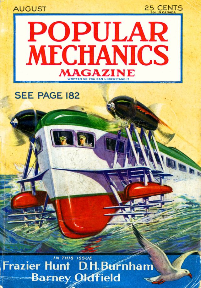 Технологическая утопия, которую мы потеряли: обложки журнала Popular Mechanics 30-х и 40-х годов