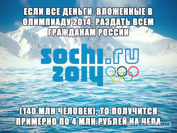 Sochi 2014. Взгляд с чёрного хода
