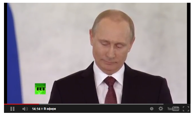 Видео-трансляция послания Путина