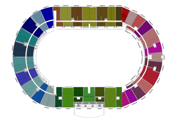 Открытие Metallist Stadium