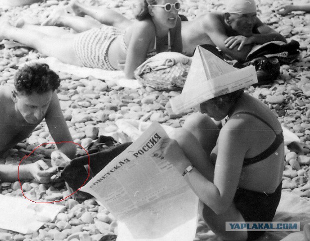 «Пляжный набор» советской девушки