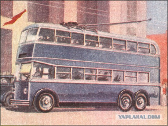 Двухэтажный троллейбус (9 фото)