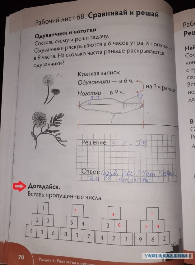 Задача для первого класса