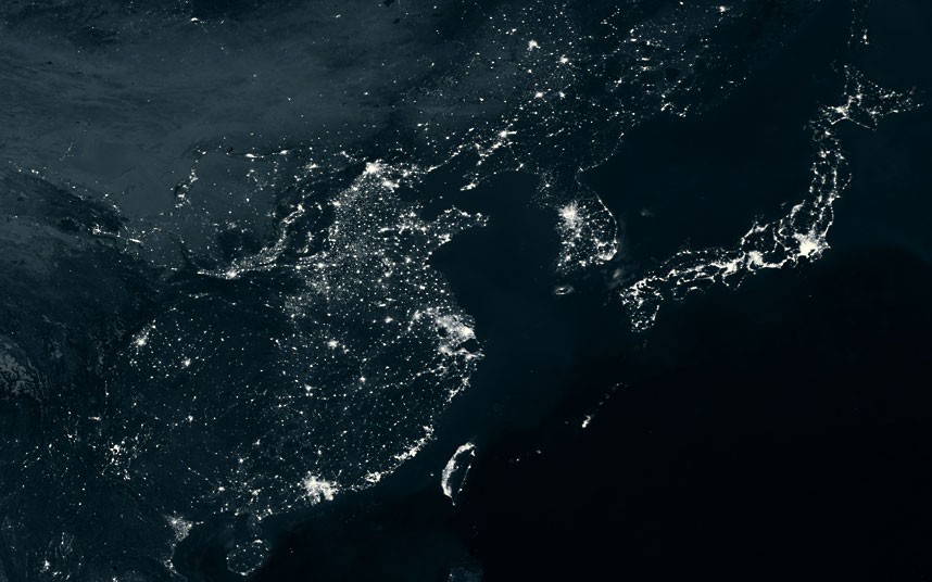 Китай с космоса