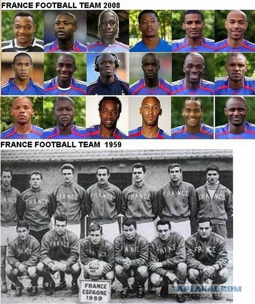Сборная Франции 1976 и 2016 годов