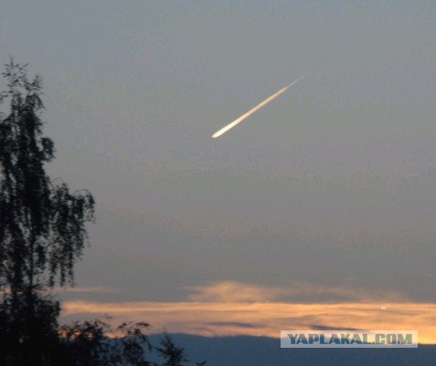 Метеорит в Челябинске, взрыв, самолет, ракета, НЛО или что?