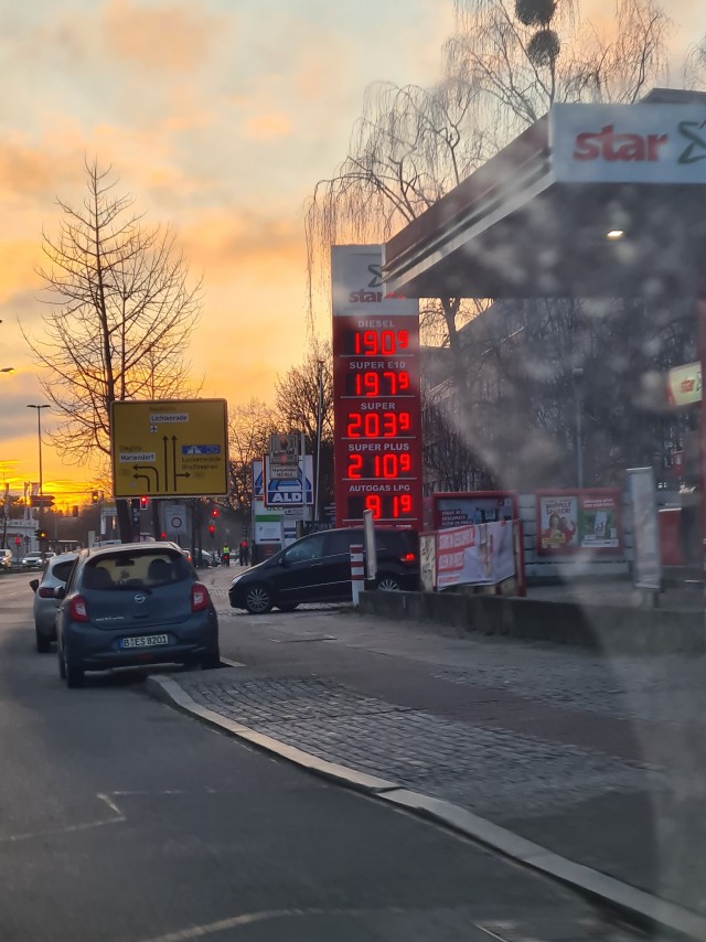 Цена на топливо в Германии