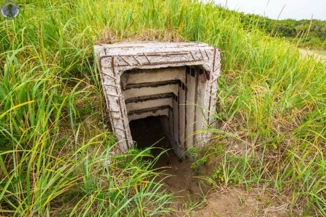 Заброшенный на Сахалине артиллерийский взвод танковых башен "Стародубское"